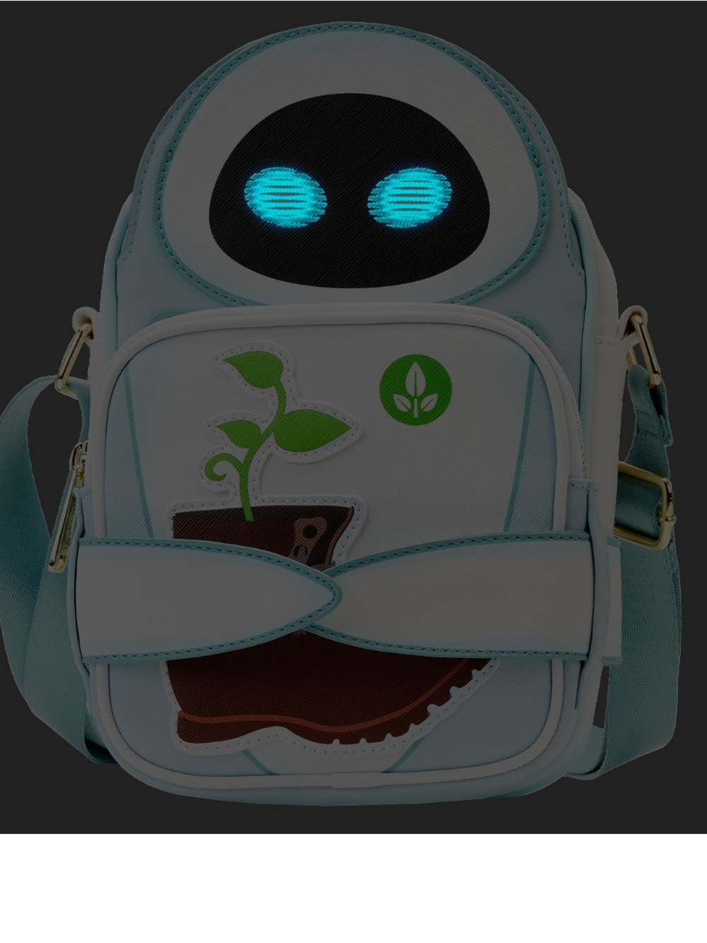 NWOT Loungefly Disney Wall-E “Eve” Crossbody Bag - Picture 2 of 9